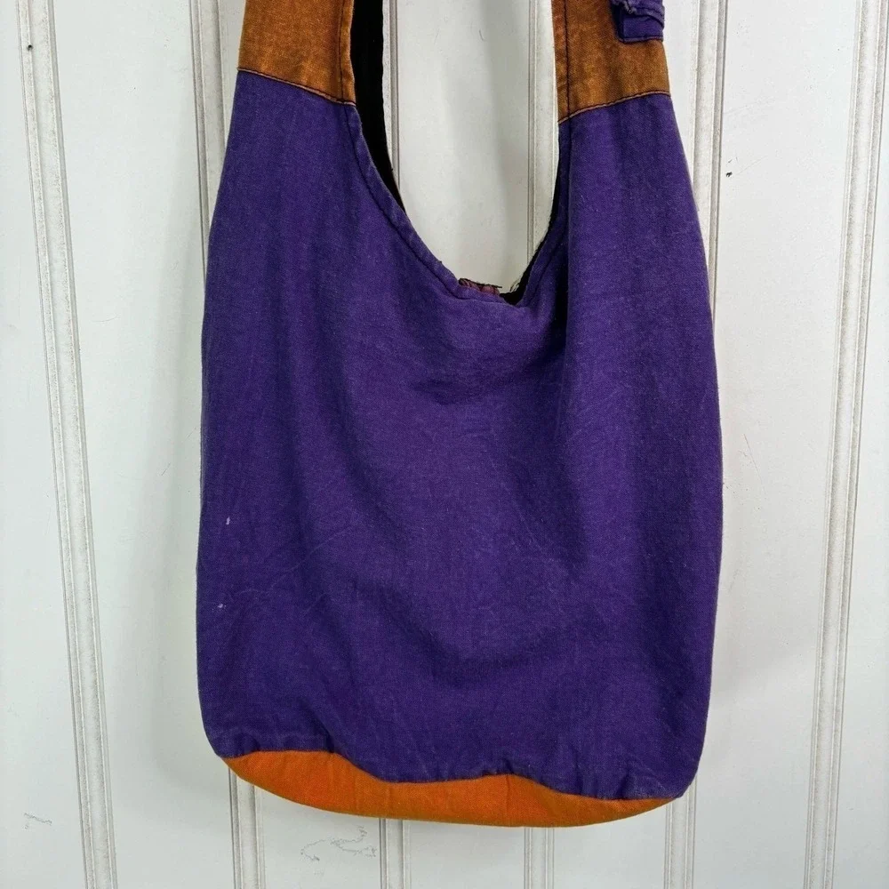 Boho Hippie Hobo Shoulder Bag Patchwork Elephant Crossbody Earthy Indie Festival